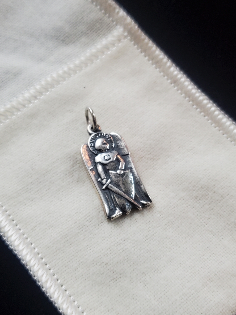 James Avery St Michael Charm - Picture 2 of 3
